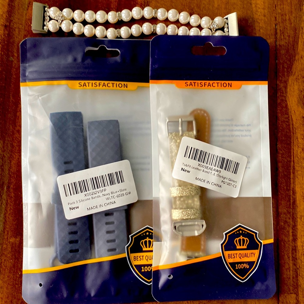 These bands are for Fitbit Charge 4. Easy to change out for a new look each day!